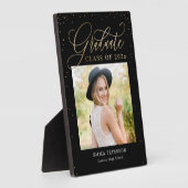 Schöner EDITABLE FARBEN Abschluss Plaque Fotoplatte (Seite)