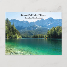 Schöner Eibsee Bayerische Alpen Deutschland Postkarte