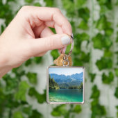 Schöner Eibsee Bayerische Alpen Deutschland Schlüsselanhänger (Hand)