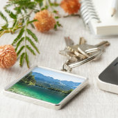 Schöner Eibsee Bayerische Alpen Deutschland Schlüsselanhänger (Seite)