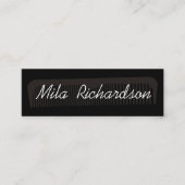 Schöner einfacher Stil für alle Friseure Mini Visitenkarte (Vorderseite)