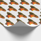 Schöner Elefant im Serengeti Sonnenuntergang Geschenkpapier (Ecke)