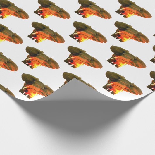 Schöner Elefant im Serengeti Sonnenuntergang Geschenkpapier (Ecke)