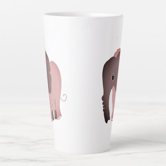 Schöner Elefant Milchtasse (Vorderseite)