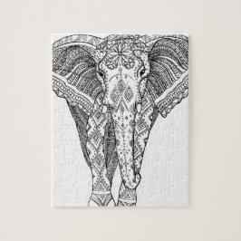 Schöner Elefant Puzzle