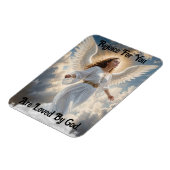 Schöner Engel in Wolken Flexible Magnet (Linke Seite)