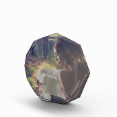 Schöner Engel mit Faiasy Fantasy Art Fotoblock (Rechts)