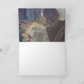 Schöner Engel mit Faiasy Fantasy Art Karte (Innenseite)