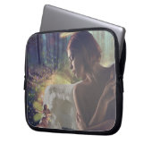 Schöner Engel mit Faiasy Fantasy Art Laptopschutzhülle (Vorderseite Links)