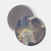 Schöner Engel mit Faiasy Fantasy Art Magnet (Vorderseite/Rückseite)