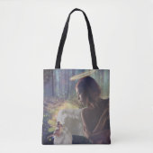 Schöner Engel mit Faiasy Fantasy Art Tasche (Vorderseite)