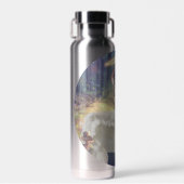 Schöner Engel mit Faiasy Fantasy Art Trinkflasche (Vorne)