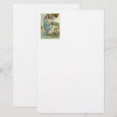 Schöner Engel und goldener Bauch Briefpapier (Vorne/Hinten)
