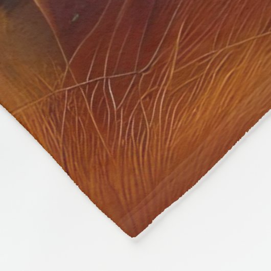 Schöner englischer Setter Fleecedecke (Ecke)