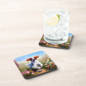 Schöner englischer Setter Getränkeuntersetzer (Rechte Seite)