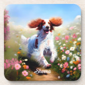 Schöner englischer Setter Getränkeuntersetzer (Vorderseite)