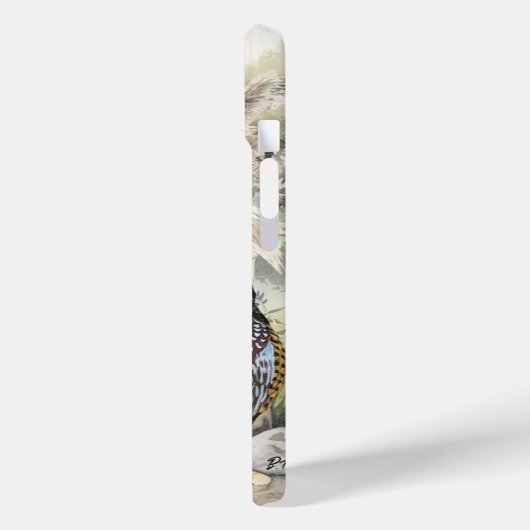 Schöner englischer Setter mit Pheasant , Kunst Case-Mate iPhone Hülle (Rückseite / Links)