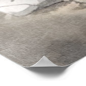 Schöner englischer Setter mit Pheasant , Kunst Poster (Ecke)