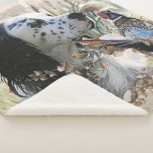 Schöner englischer Setter mit Pheasant , Kunst Sherpadecke (3/4)