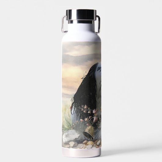 Schöner englischer Setter mit Pheasant , Kunst Trinkflasche (Vorne)