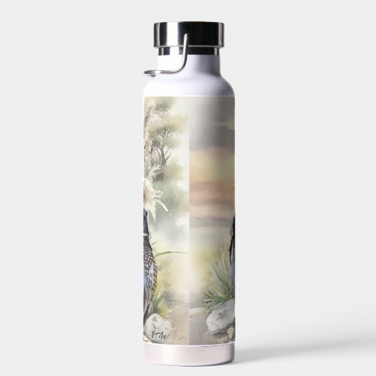 Schöner englischer Setter mit Pheasant , Kunst Trinkflasche (Rechts)