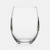 Schöner englischer Setter mit Pheasant , Kunst Weinglas Ohne Stiel (Links)