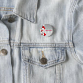 Schöner, erstaunlicher Weihnachtsmann Button (Beispiel)