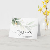 Schöner Eukalyptus zu meinem Geburtstag Karte (Gelbe Blume)