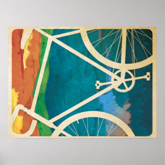 Schöner Fahrradbau - Bike NY Poster