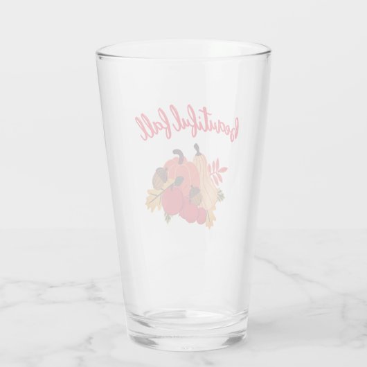 SCHÖNER FALL GLAS (Rückseite)
