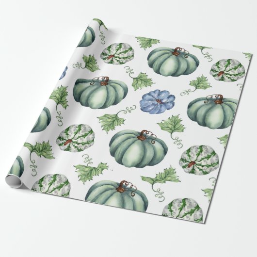 Schöner Fall Pumpkin Geschenkpapier (Ungerollt)
