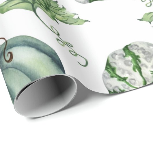 Schöner Fall Pumpkin Geschenkpapier (Rolleneckpunkt)