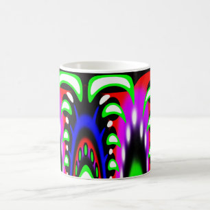 Schöner Fantasiebrunnen Kaffeetasse