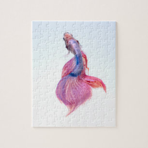 Schöner Fantasy Koi Fisch Puzzle