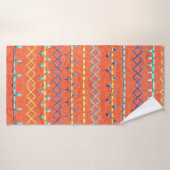 Schöner, farbenfroher, bestickt, Hippie-Stilkuchen Badehandtuch (Badehandtuch)