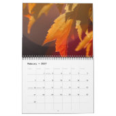 Schöner, farbenfroher Fotokalender für den Herbst Kalender (Feb 2027)