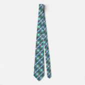 Schöner farbenfroher Parrot Neck Tie Krawatte (Vorderseite)