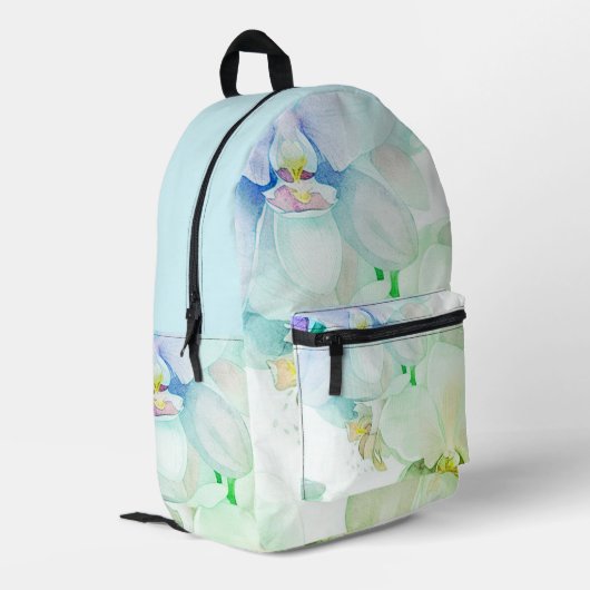 Schöner, farbenfroher Rucksack, einer von der Art Bedruckter Rucksack (Rückseitige Ecke links)