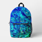 Schöner, farbenfroher Rucksack, einer von der Art Bedruckter Rucksack (Vorderseite)