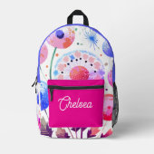 Schöner, farbenfroher Rucksack, einer von der Art Bedruckter Rucksack (Vorderseite)