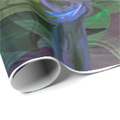 Schöner, farbenfroher Vogel Geschenkpapier (Rolleneckpunkt)