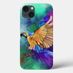 Schöner Farbparrot iPhone Case