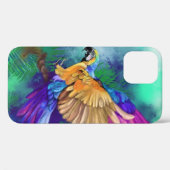 Schöner Farbparrot iPhone Case (Rückseite (Horizontal))