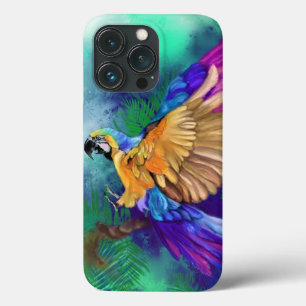 Schöner Farbparrot iPhone Case