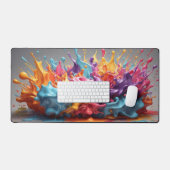 Schöner Farbschimmer Art #4 Schreibtischunterlage (Tastatur & Maus)