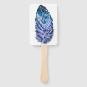 Schöner Feather Hand Fan Fächer (Vorderseite)