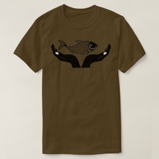 schöner Fisch T-Shirt (Design vorne)