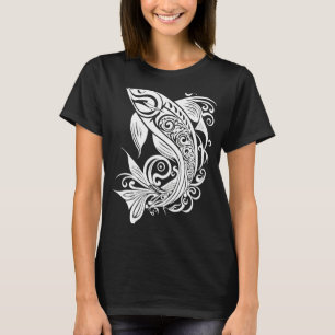 Schöner Fisch Vector Grafik Natur Wassermeer Riv T-Shirt
