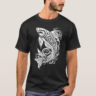 Schöner Fisch Vektorgrafik Natur Wasser Meer Fluss T-Shirt