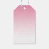 Schöner Flamingo Geschenkanhänger (Rückseite)
